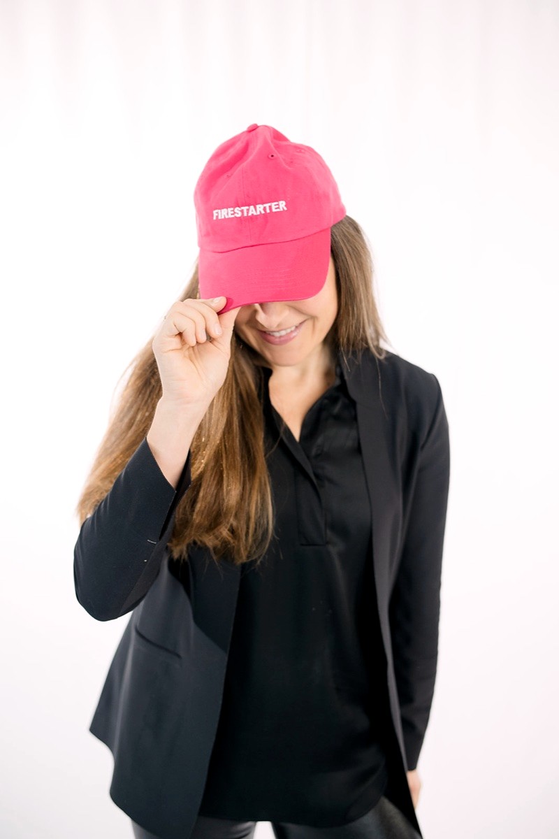 Willa Kammerer in a Firestarter cap